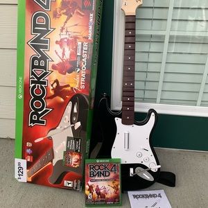 Xbox Rock Band 4 Wireless Guitar w/Game